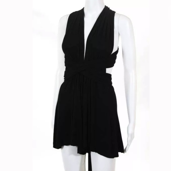 Elan Romper with multiple ways to tie stretchy new - Picture 6 of 8